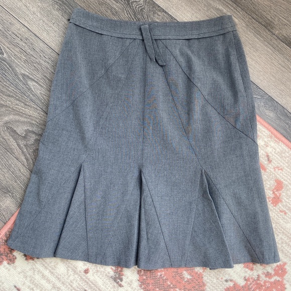 Grey Skirt with Ruffled Ends - Picture 2 of 8